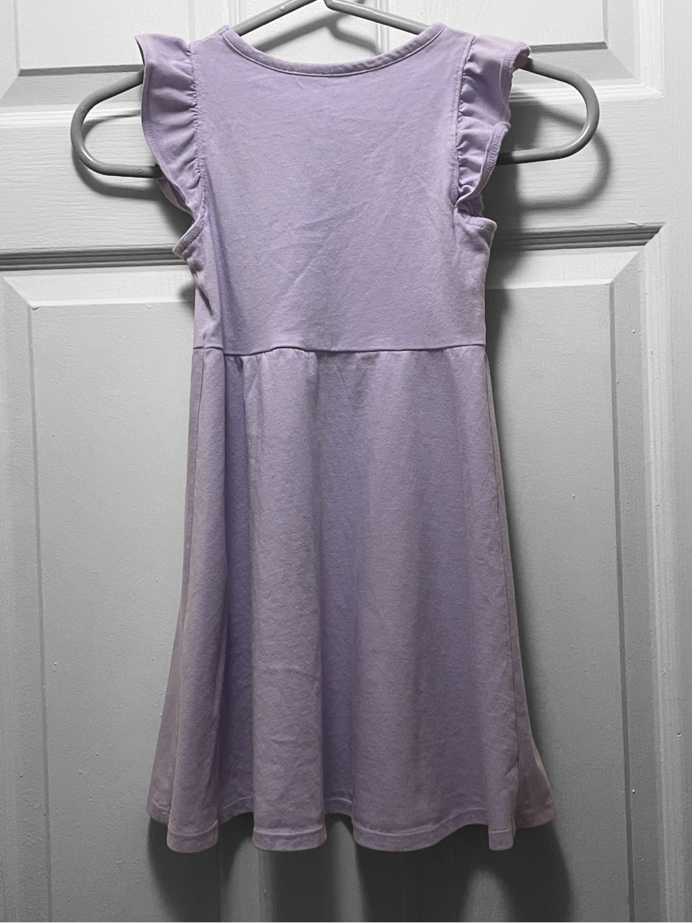 Disney Girls' Lavender Elsa Dress with Teal Graphic - Picture 2 of 8